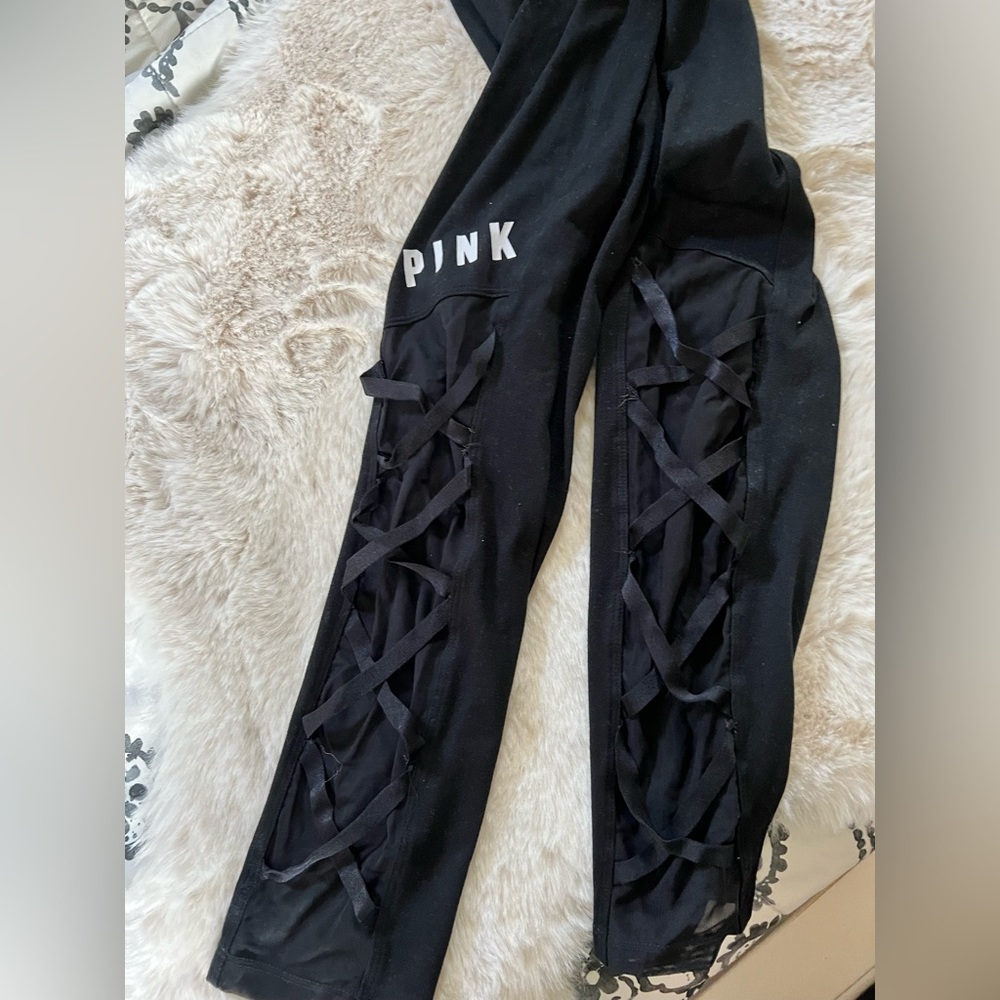 VS PINK YOGA LEGGINGS